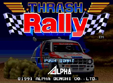 Thrash Rally screen shot title